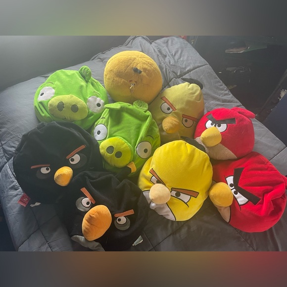 Lot of 10 big Angry Bird plush toys. Stuffed animals official angry birds merch - Picture 10 of 16